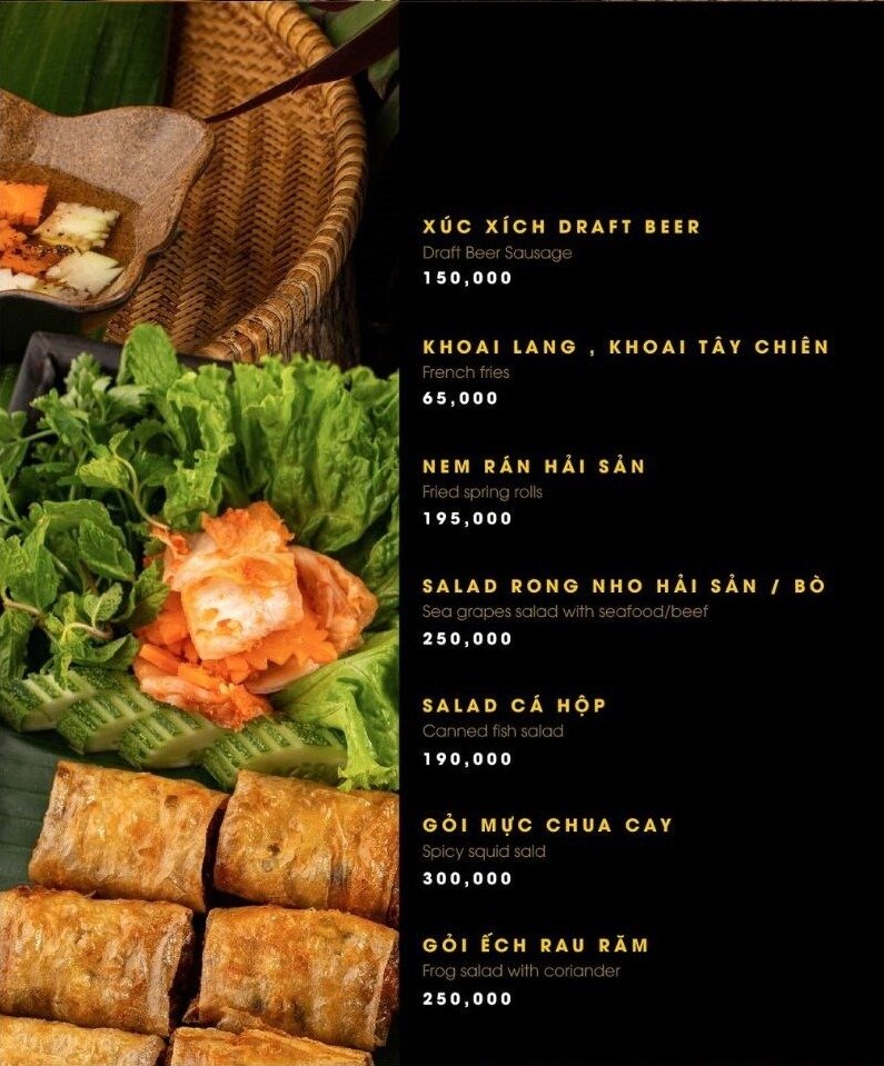 menumonkhaivi1 Thala Hotel Phu Quoc