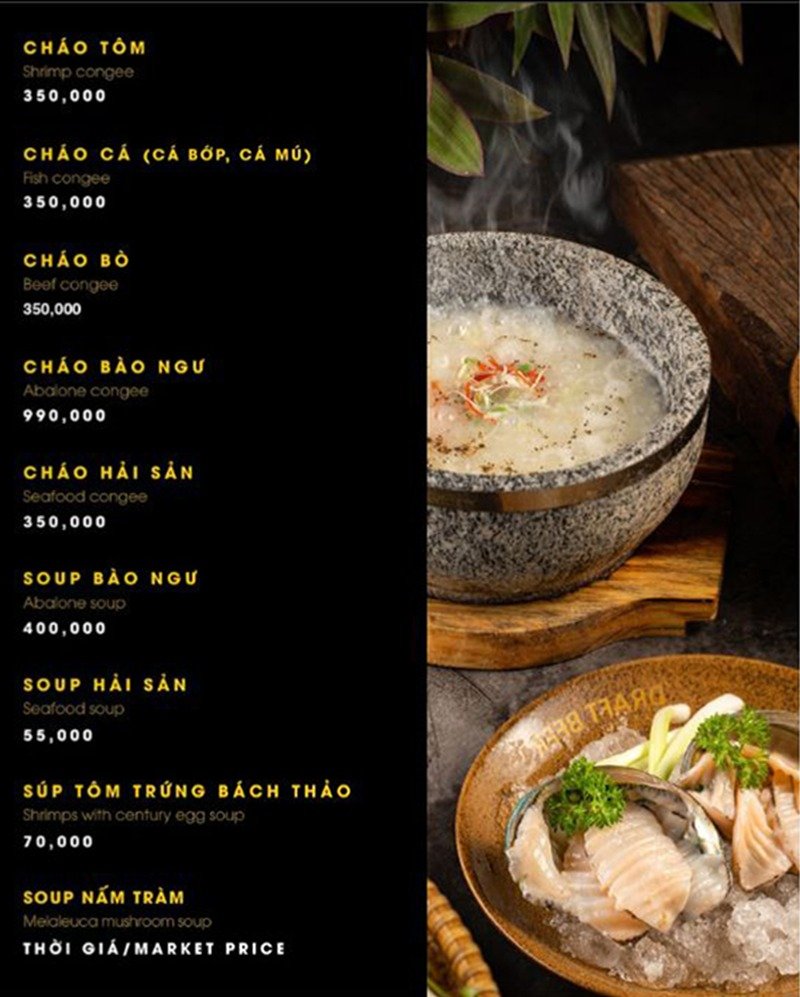 menumonviet3 Thala Hotel Phu Quoc